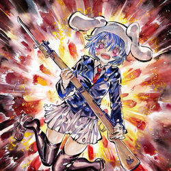 This is a pixiv picture whose title is レイセン.