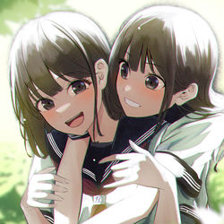This is a pixiv picture whose title is じゃれあい.