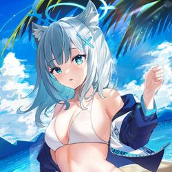 This is a pixiv picture whose title is シロコ.
