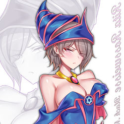 This is a pixiv picture whose title is 丽塔小姐的cosplay（黑魔导女孩）.