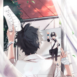 This is a pixiv picture whose title is 放課後.