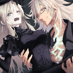 This is a pixiv picture whose title is 夫婦.