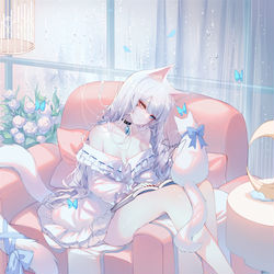 This is a pixiv picture whose title is 🌙.