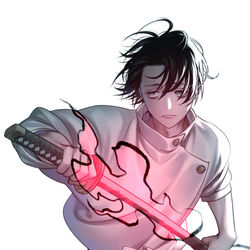 This is a pixiv picture whose title is 乙骨くん.