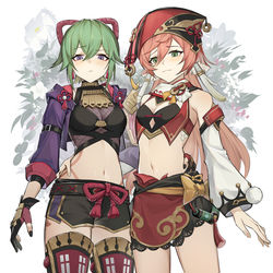 This is a pixiv picture whose title is Belly Duo.
