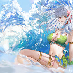 This is a pixiv picture whose title is 恋夏なり.