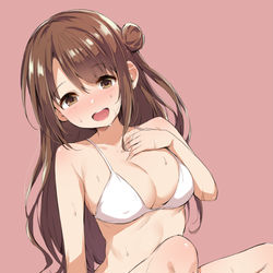 This is a pixiv picture whose title is リクエスト企画で描いた卯月ちゃん.
