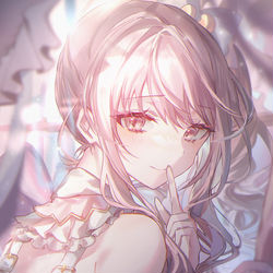 This is a pixiv picture whose title is 🎀.