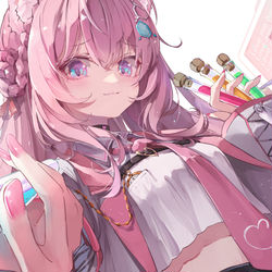This is a pixiv picture whose title is 飲むタイプのコヨリニウム.