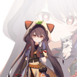 This is a pixiv picture whose title is 胡桃换装早柚~.