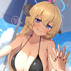 This is a pixiv picture whose title is いただきま～す★.