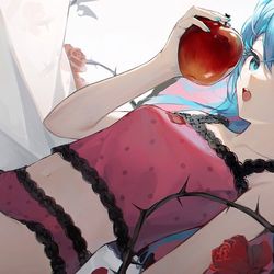 This is a pixiv picture whose title is 🍎.