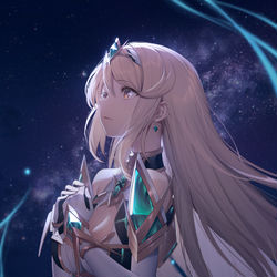 This is a pixiv picture whose title is 繁星之夜.