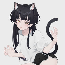 This is a pixiv picture whose title is シャ二ショートパンツ4.