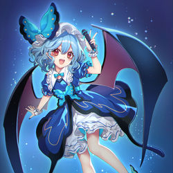 This is a pixiv picture whose title is 🦋レミリア🦋.