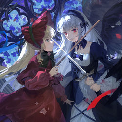 This is a pixiv picture whose title is 汞红.