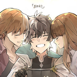 This is a pixiv picture whose title is シャルルと岸波白野の邂逅.