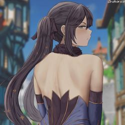 This is a pixiv picture whose title is Mona.