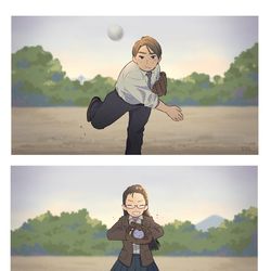 This is a pixiv picture whose title is 少年になる父の日.