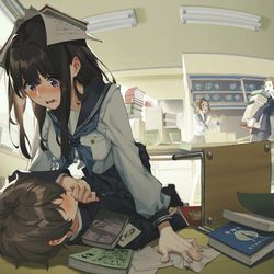 This is a pixiv picture whose title is 氷菓10周年.