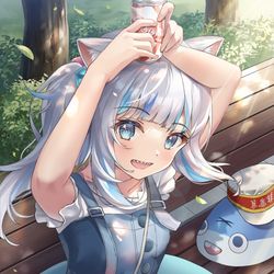 This is a pixiv picture whose title is Gawr Gura!.