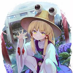 This is a pixiv picture whose title is 諏訪のかわいい神様.
