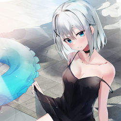 This is a pixiv picture whose title is プールデート.
