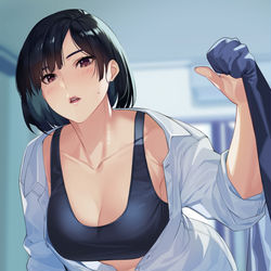 This is a pixiv picture whose title is 朝から元気な奴に、驚くお姉さん。.