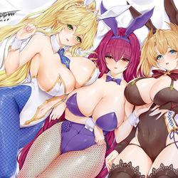 This is a pixiv picture whose title is バニーガール.