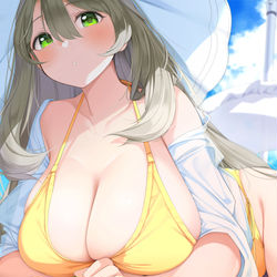 This is a pixiv picture whose title is 水着ノノミ.