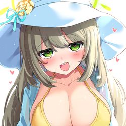 This is a pixiv picture whose title is 水着ノノミ.