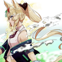 This is a pixiv picture whose title is 【pixivリクエスト】滾り【オリウマ娘】.