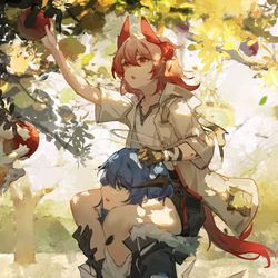 This is a pixiv picture whose title is 黎博利不会飞.