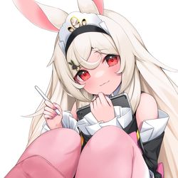 This is a pixiv picture whose title is うぴょ！.