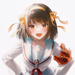 This is a pixiv picture whose title is ハルヒ.