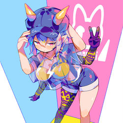 This is a pixiv picture whose title is ✌️.
