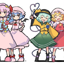 This is a pixiv picture whose title is お姉様方x妹様方.