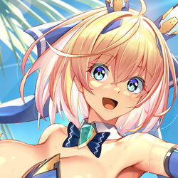 This is a pixiv picture whose title is いろバニー　寄稿.