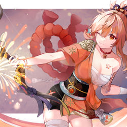 This is a pixiv picture whose title is 宵宮.