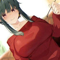 This is a pixiv picture whose title is 【SPY×FAMILY】 ヨル・フォージャー.