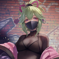 This is a pixiv picture whose title is 久岐忍.
