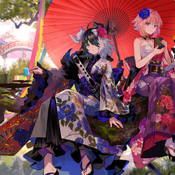 This is a pixiv picture whose title is 祝賀.