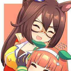 This is a pixiv picture whose title is スズカとエル.