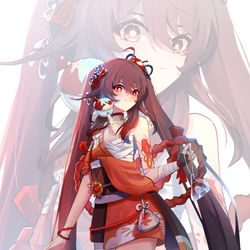 This is a pixiv picture whose title is 胡宵宮.