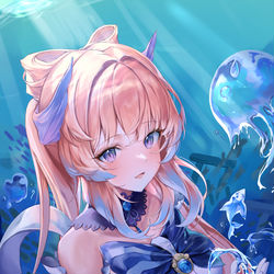This is a pixiv picture whose title is Genshinimpact kokomi.