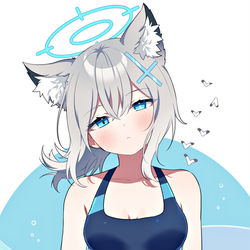 This is a pixiv picture whose title is シロコ.