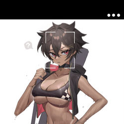 This is a pixiv picture whose title is 久见老师的oc.