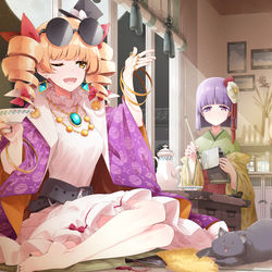 This is a pixiv picture whose title is 取材.