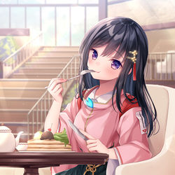 This is a pixiv picture whose title is 「私これ大好き！」.