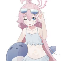 This is a pixiv picture whose title is 水着ホシノ.